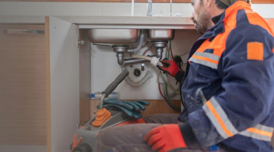 Professional slab leak plumber services in Decker, IN